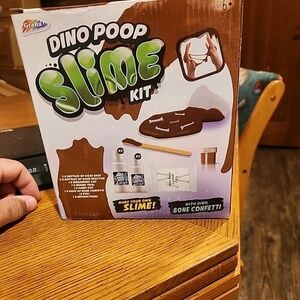Dino Poop Slime Kit - Brown